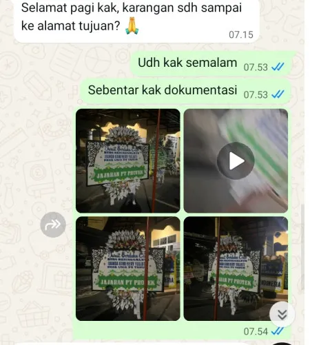 Pengiriman Papan Bunga Selamat Pajang