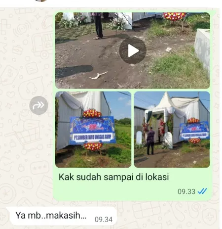 Pengiriman Karangan Bunga Pajang