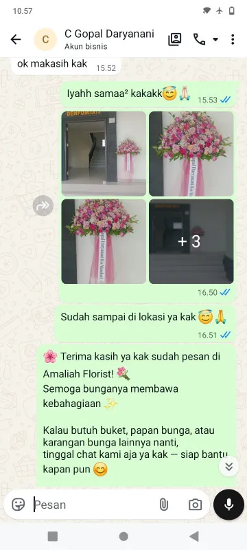 Pengiriman Karangan Bunga Pajang