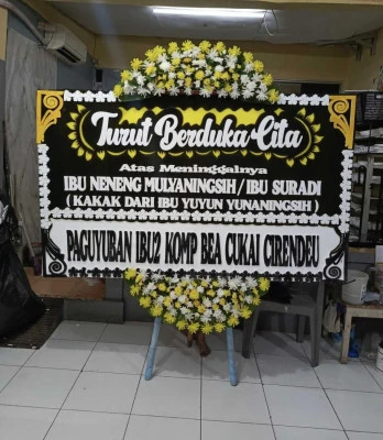 Papan Bunga di Pajang